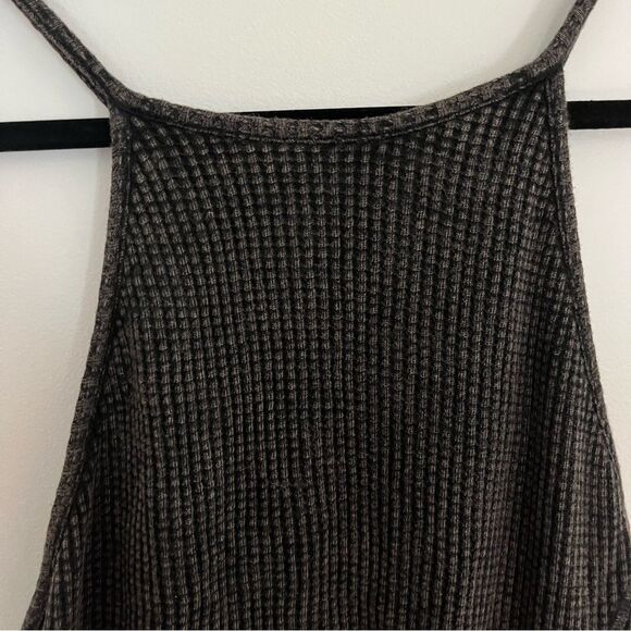 FREE PEOPLE FP ONE Katya Thermal Ruched Mini Dress SZ M NWT Coca Cola - Picture 3 of 12